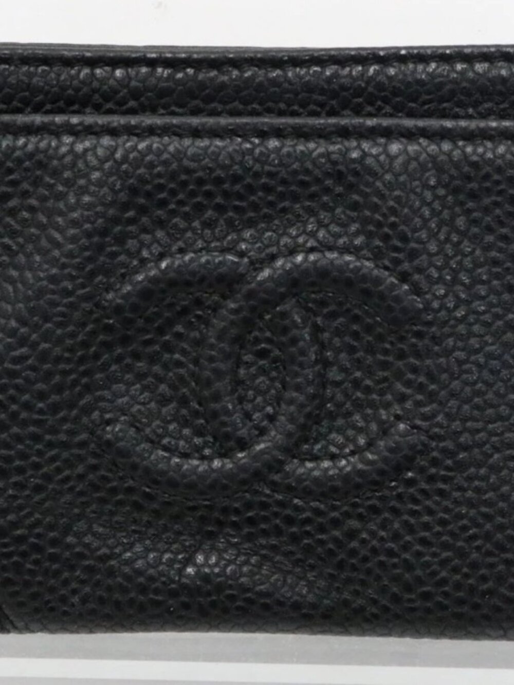 Chanel Caviar Timeless CC Card Holder - Black